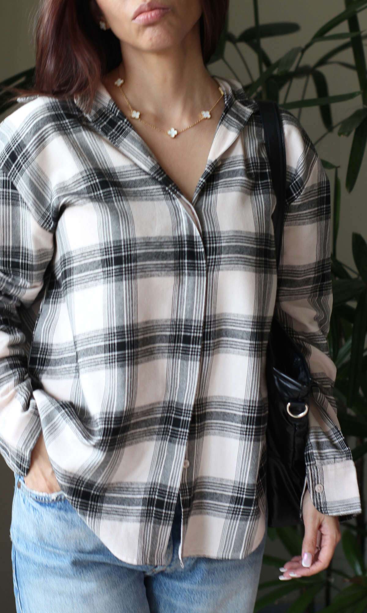 Graphite Plaid Check Shirt