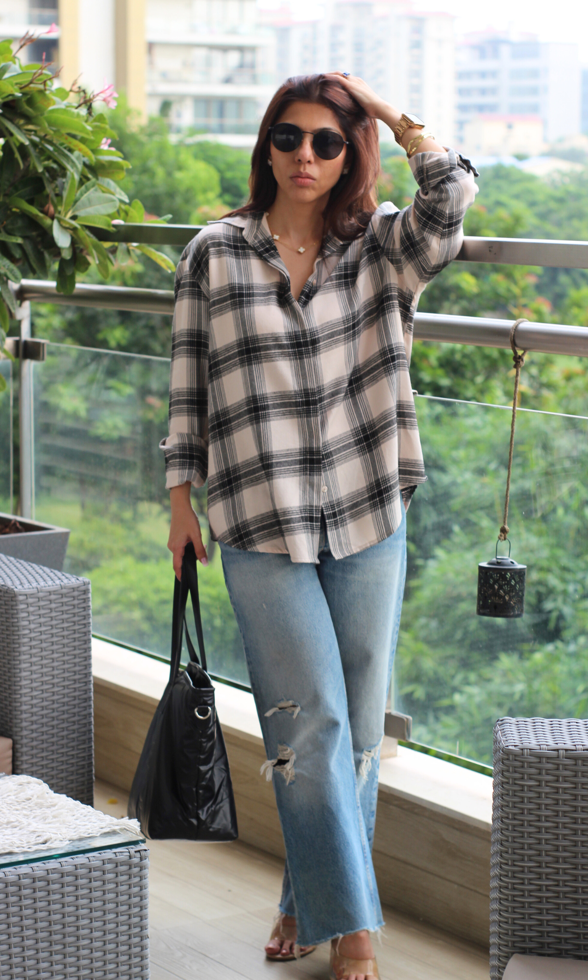 Graphite Plaid Check Shirt