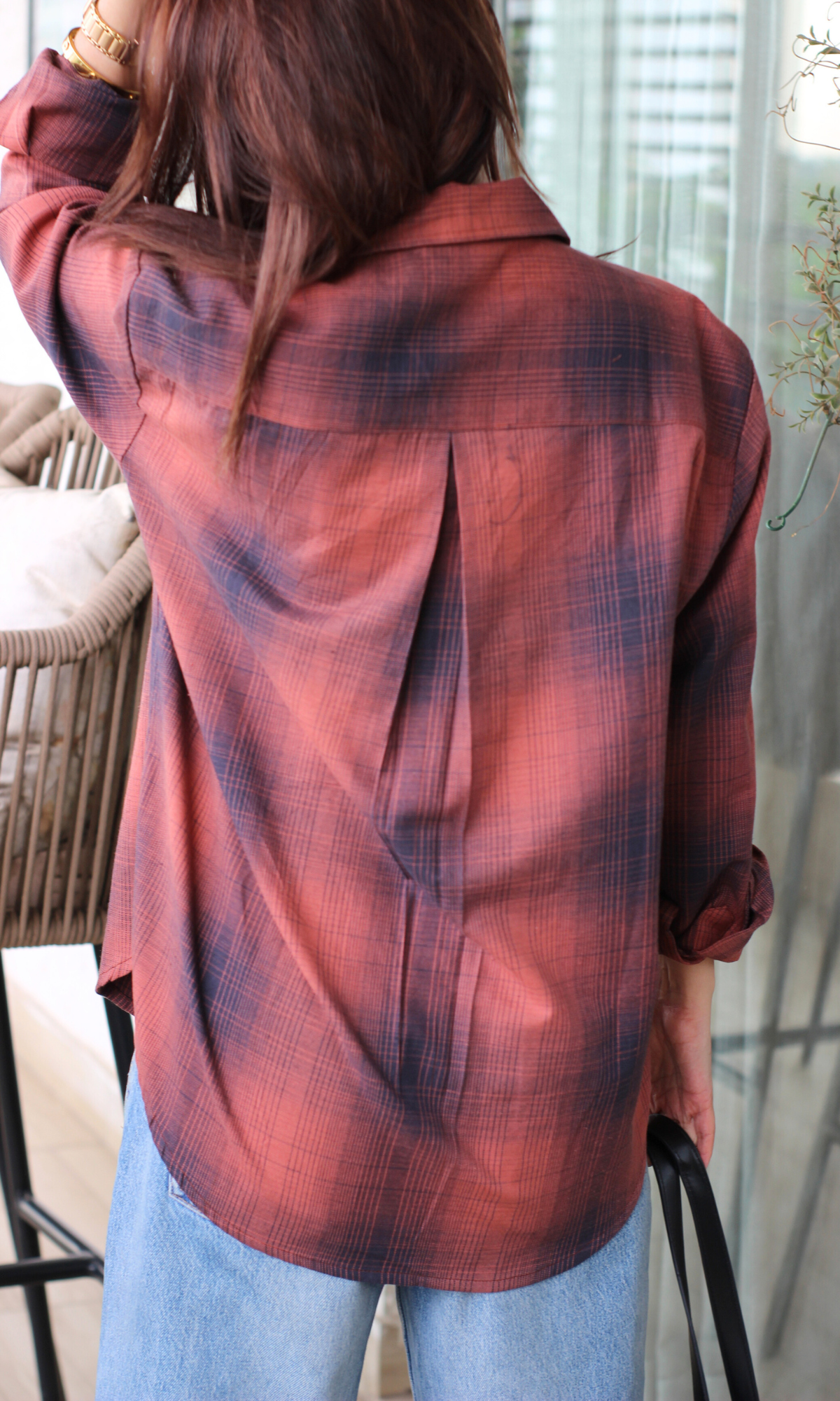 Ember Brick Plaid Check Shirt