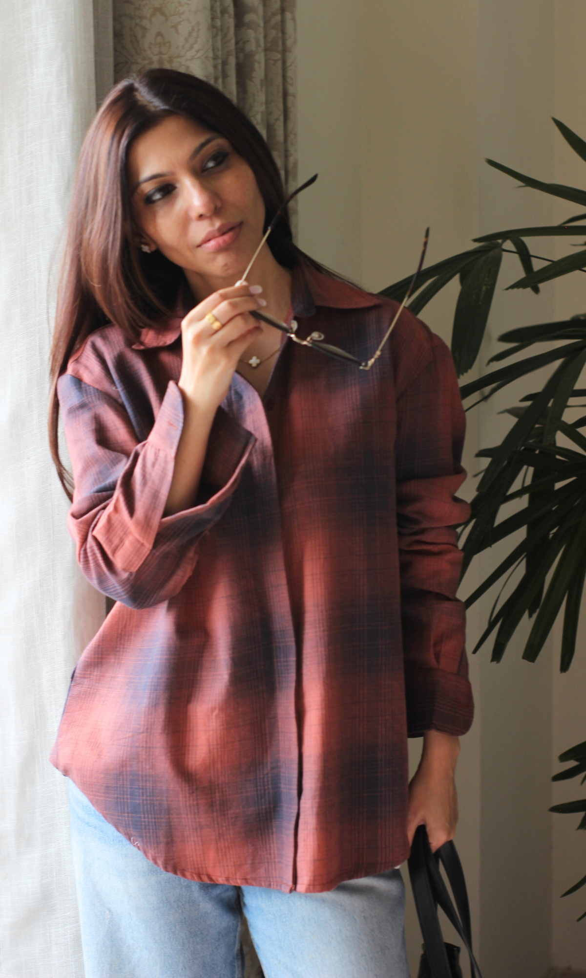 Ember Brick Plaid Check Shirt