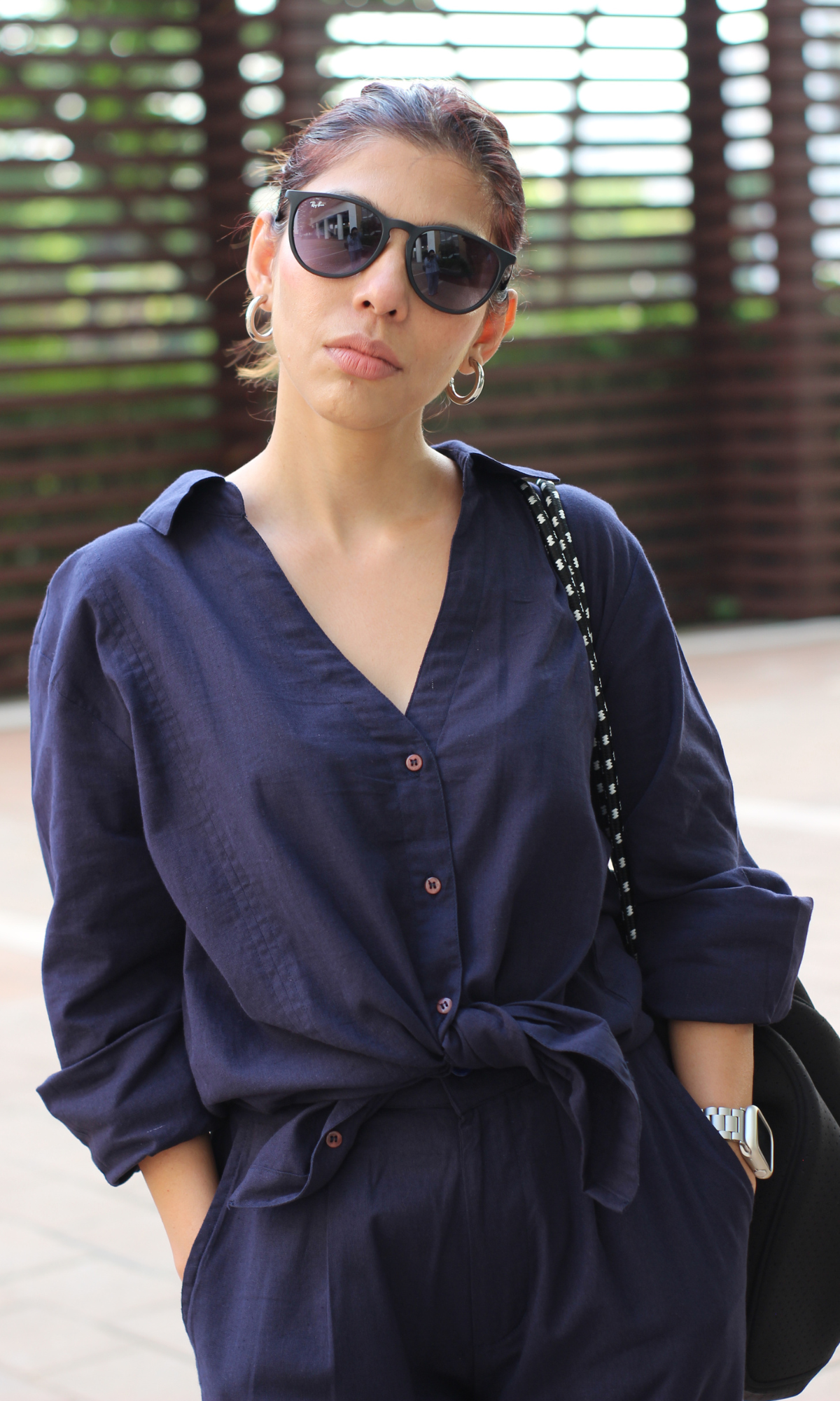 Navy Blue Shirt and Pants Co-ord