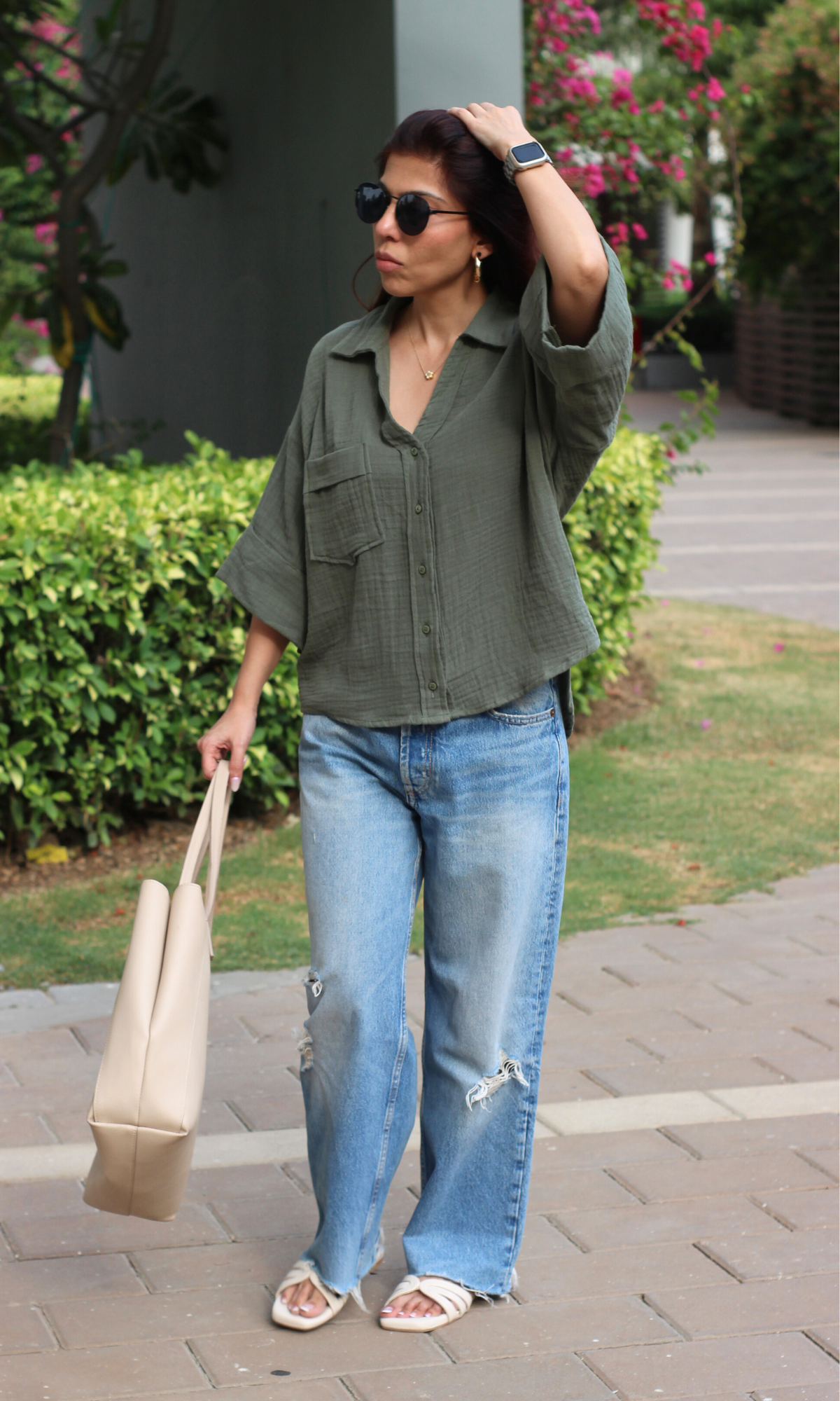 Wintergreen Cotton Textured Shirt