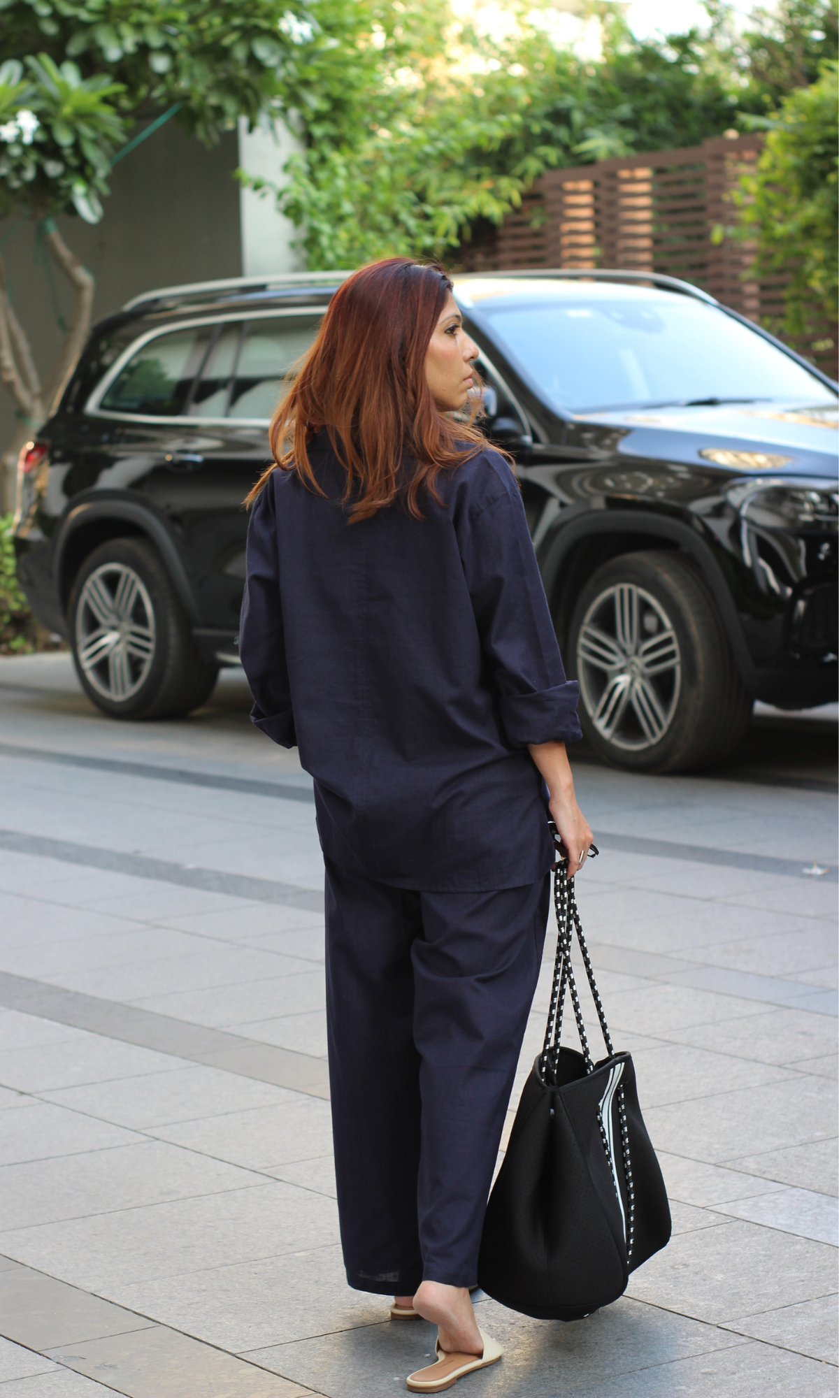 Navy Blue Shirt and Pants Co-ord