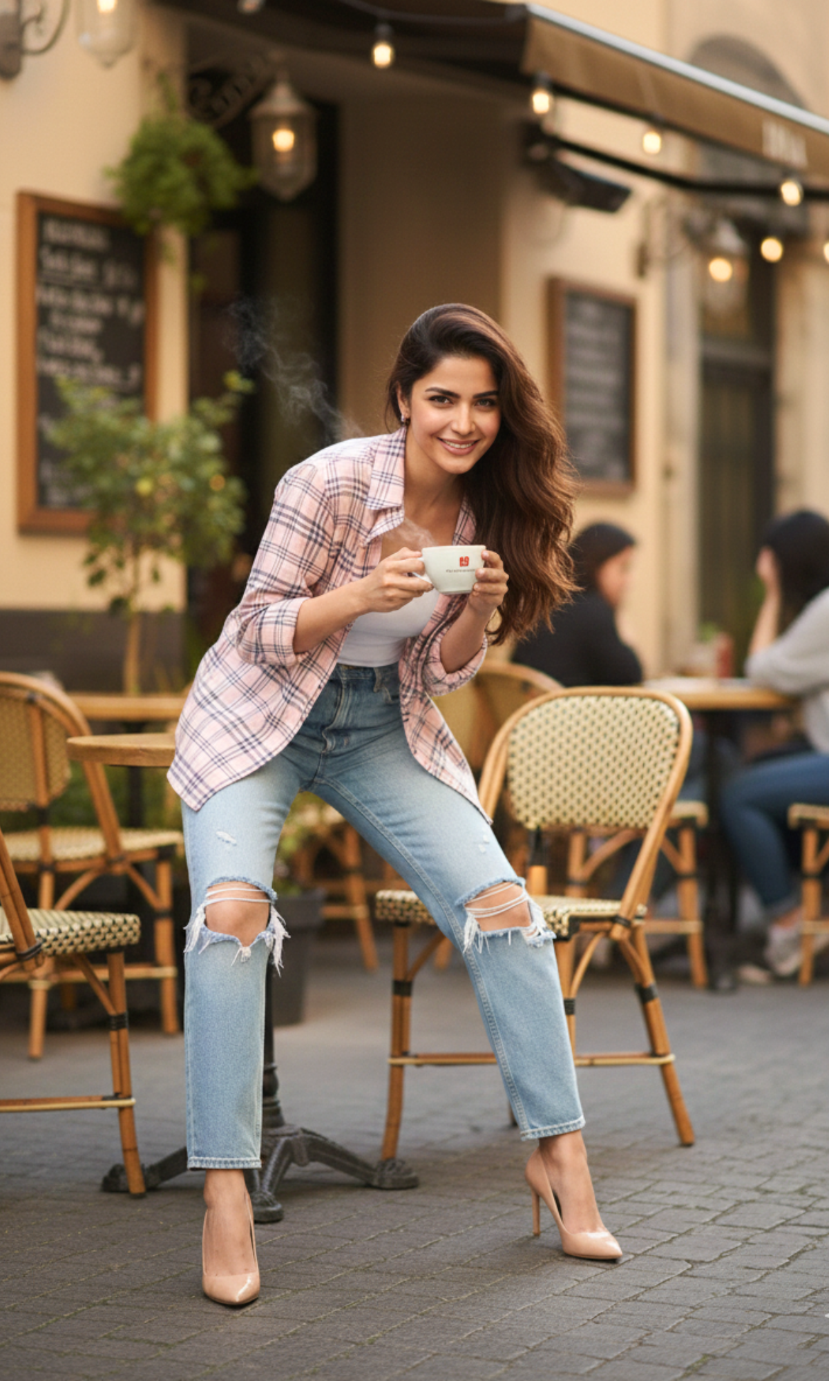 Roseline Checked Shirt