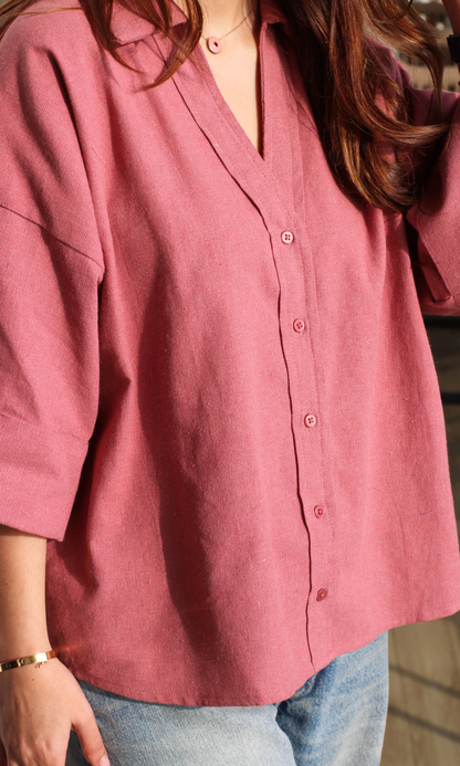 Rosewood Cotton Shirt