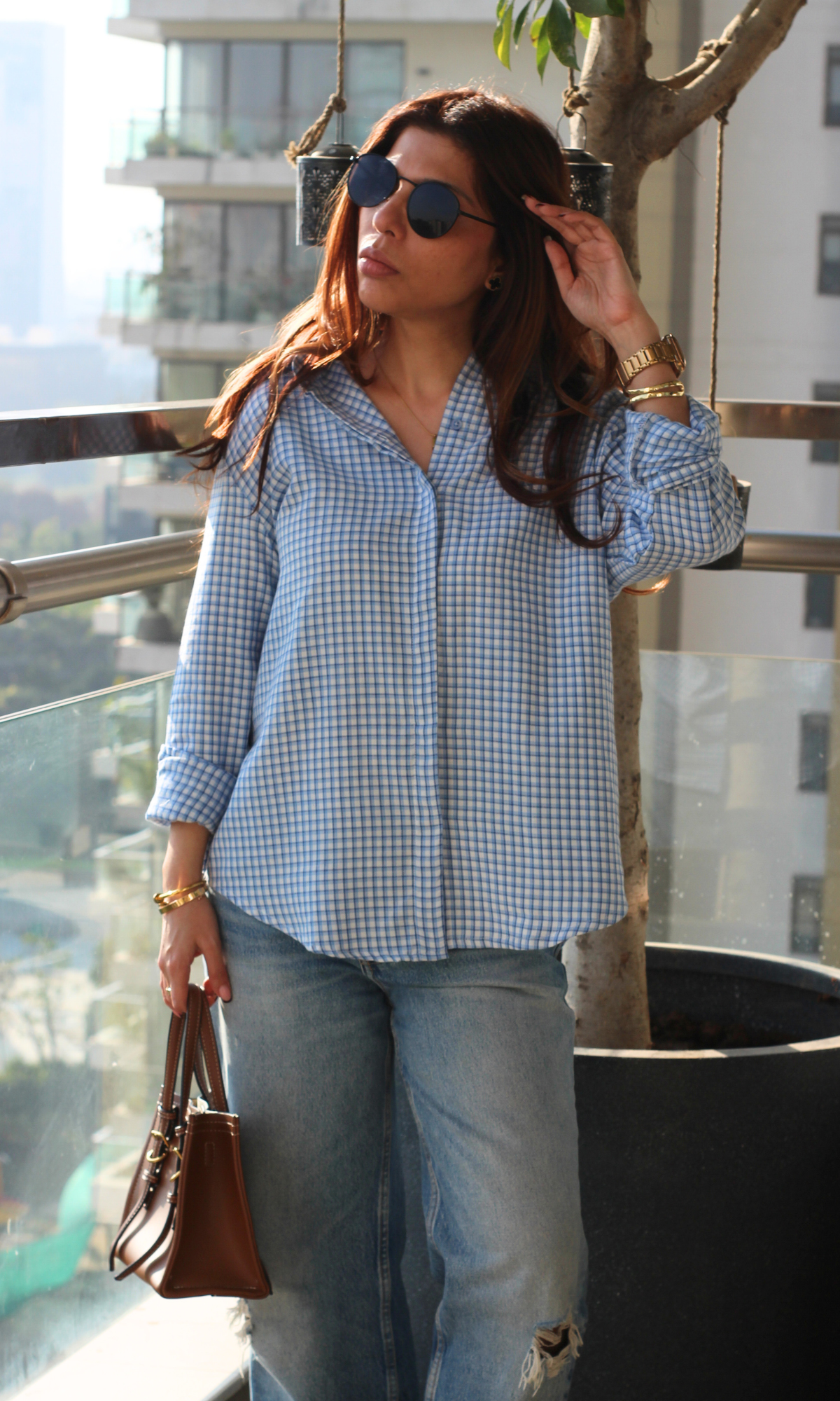 Ice Mini Plaid Checked Shirt