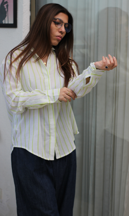 Neon Striped Shirt