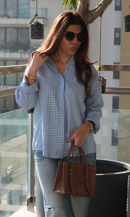 Ice Mini Plaid Checked Shirt