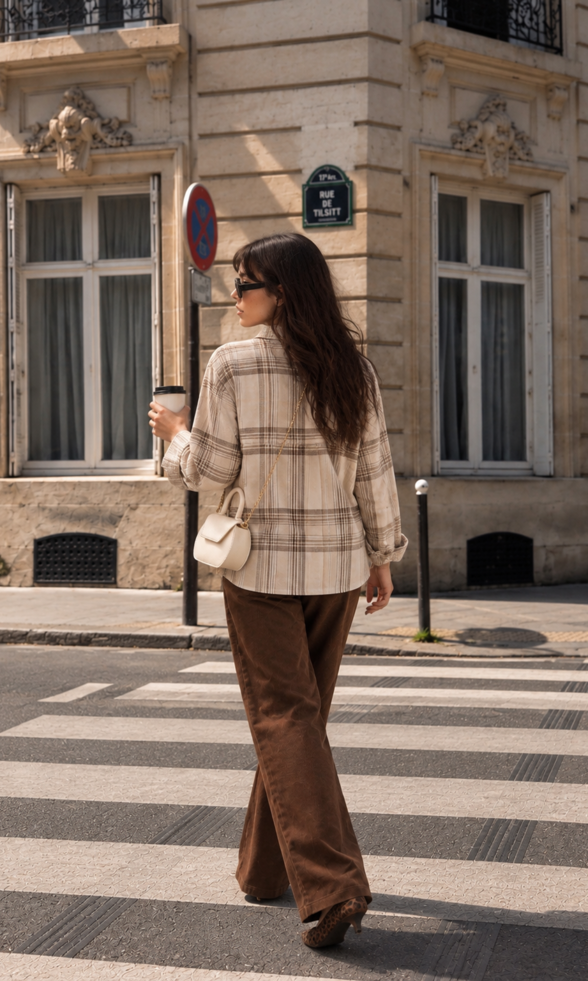 Brushed Check Boyfriend Shirt
