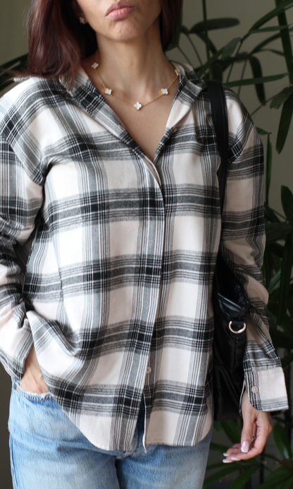 Graphite Plaid Check Shirt
