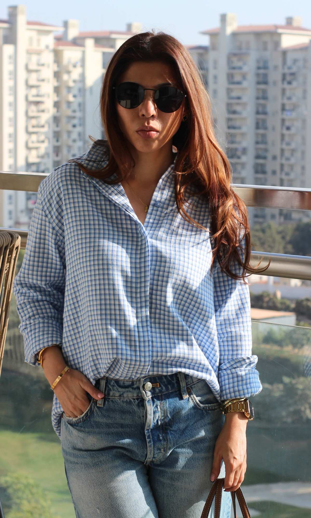 Ice Mini Plaid Checked Shirt