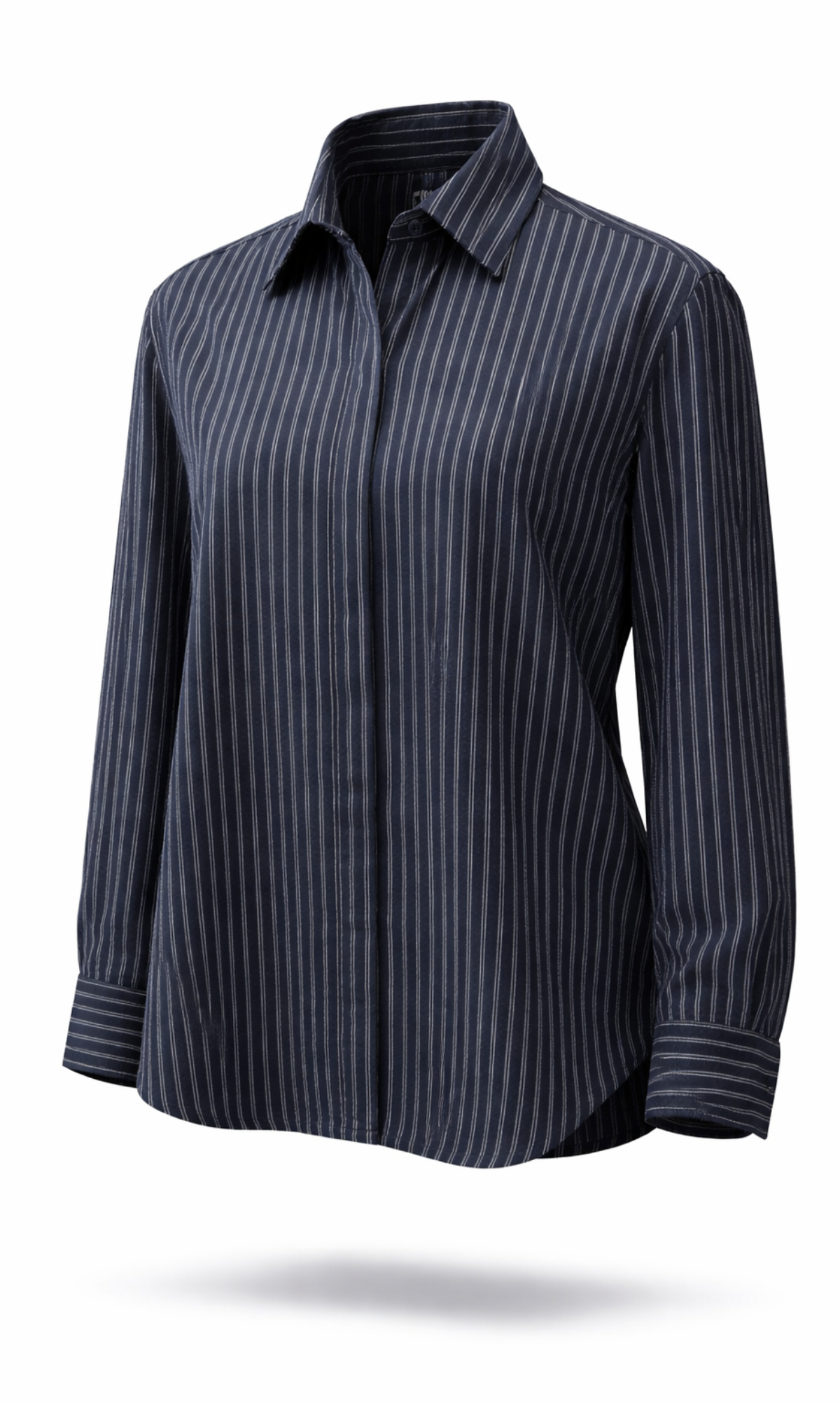 Navy Blue Stripe Shirt