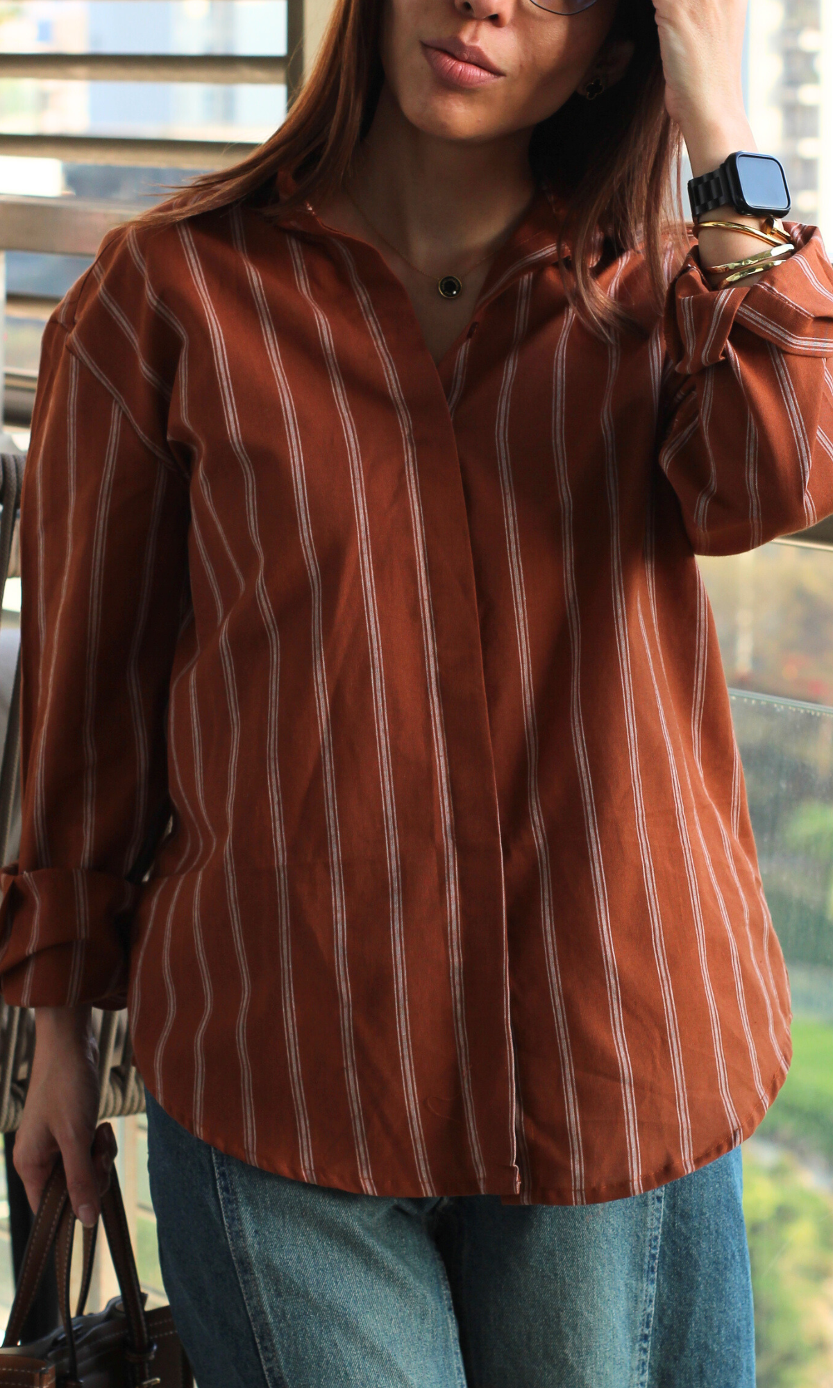 Auburn Stripe Shirt