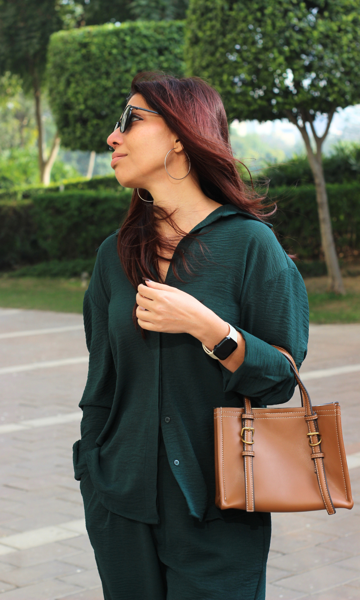 Deep Sea Green Shirt and Pants Co-ord