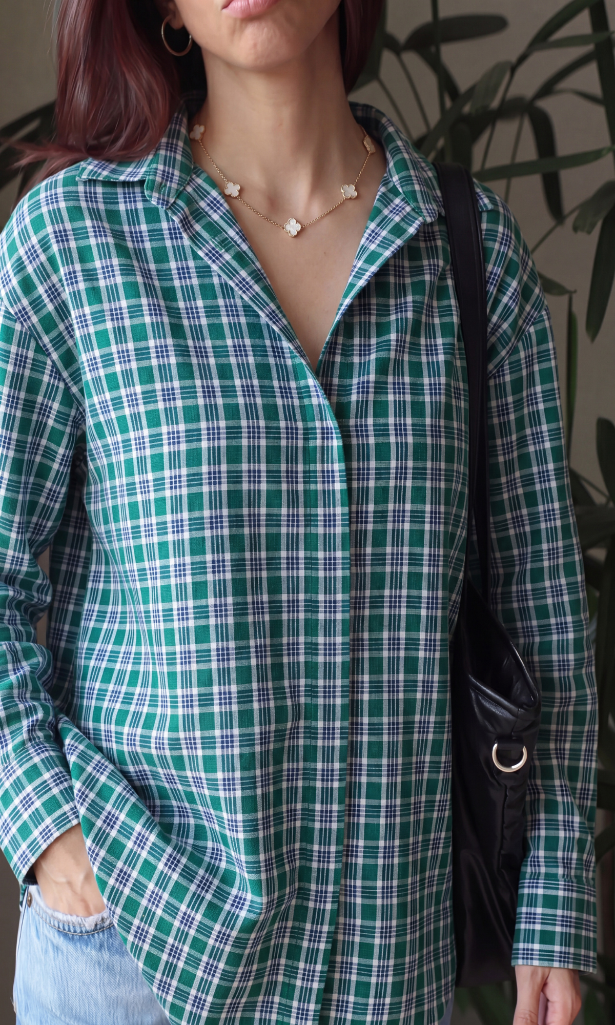 Emerald Plaid Check Shirt