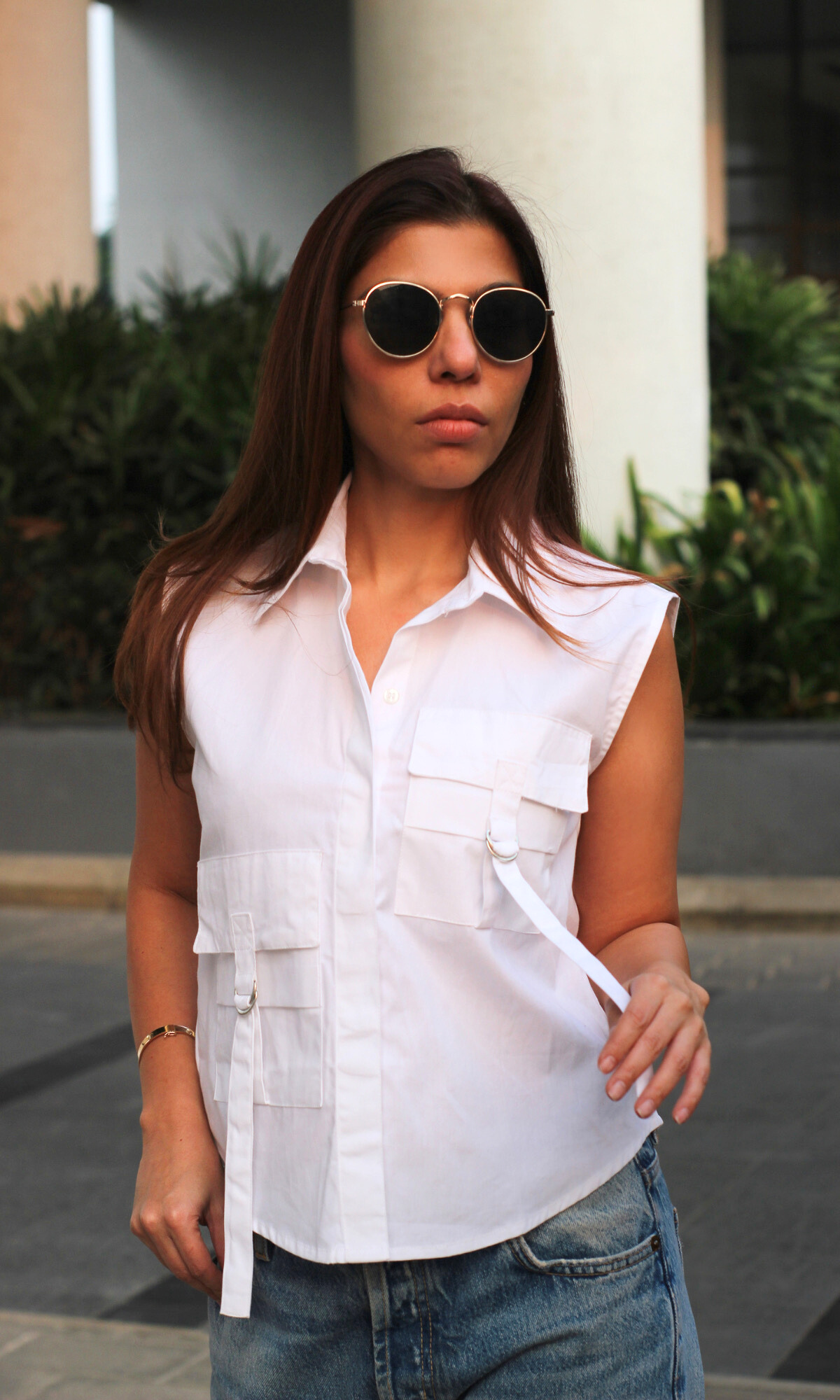 White Poplin Shirt