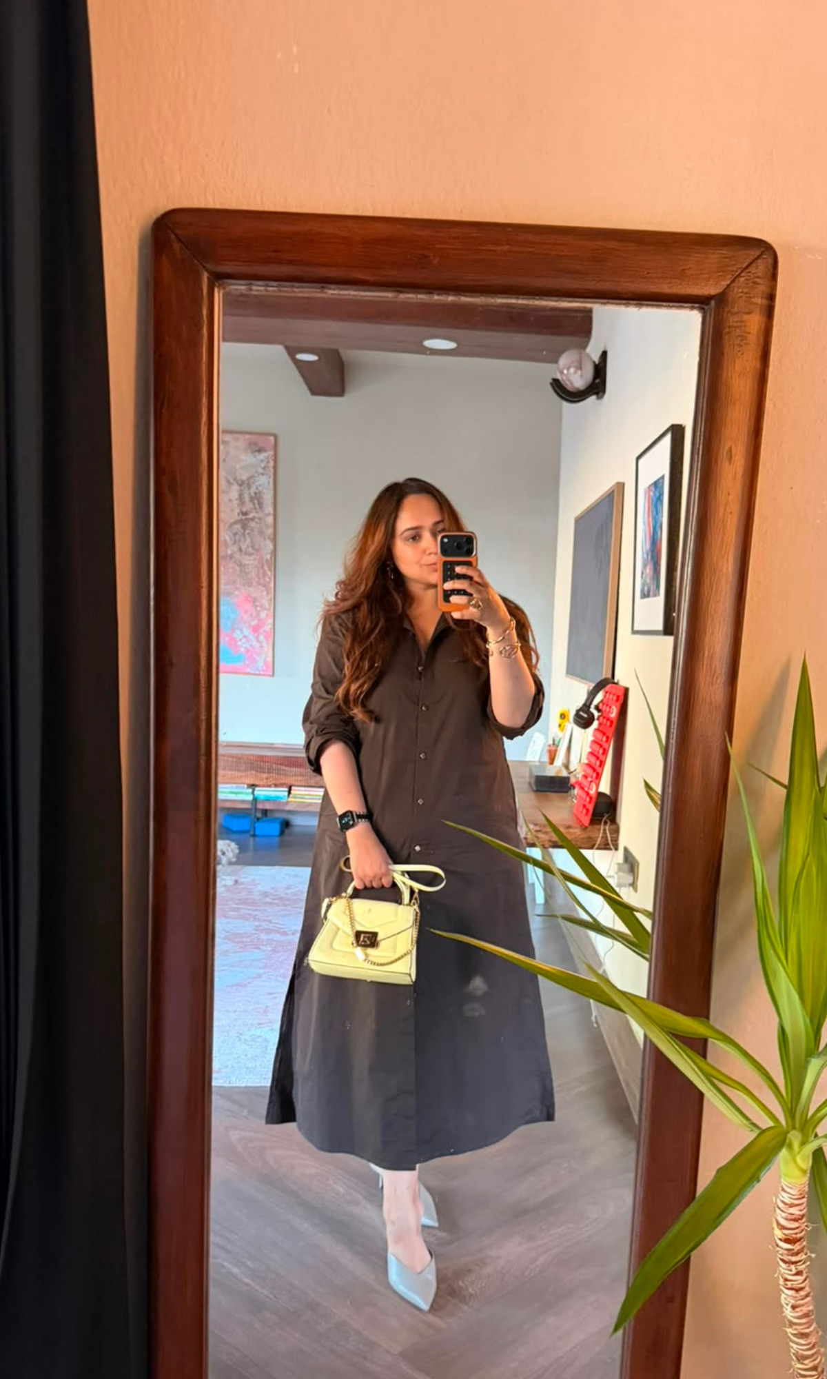 Espresso Brown Shirt Dress