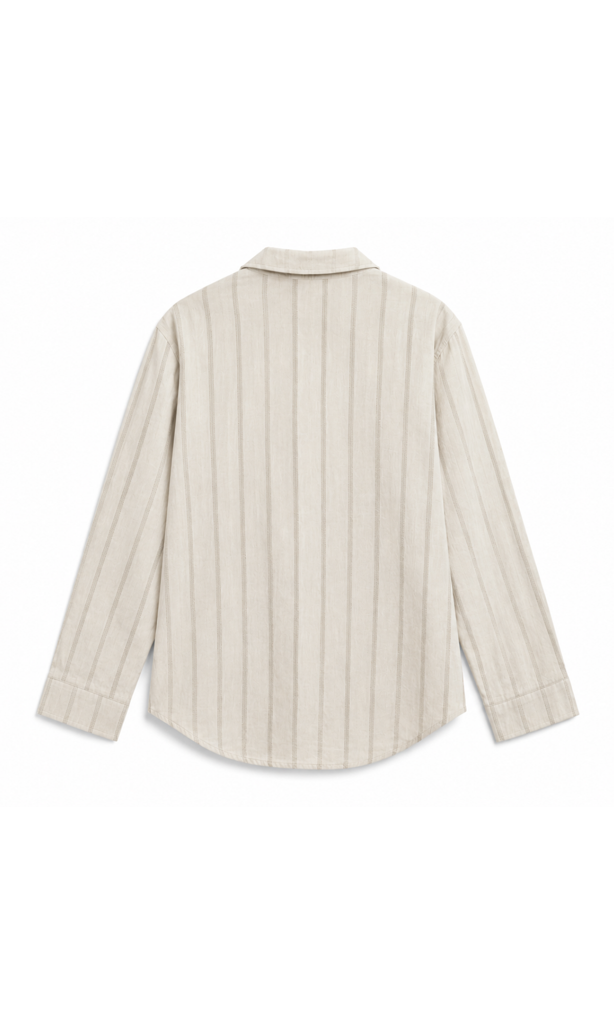Khaki Striped Dolman Sleeve Popover Blouse