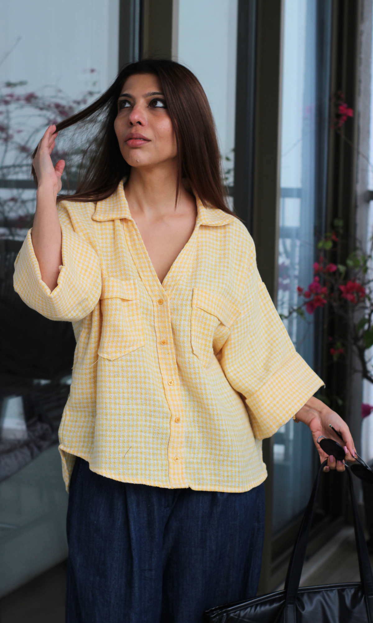 Lemon Weave Loose Shirt