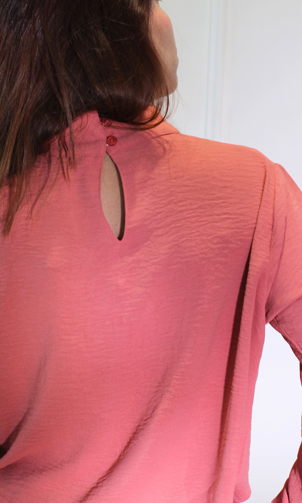 Flamingo Choker Cowl Top