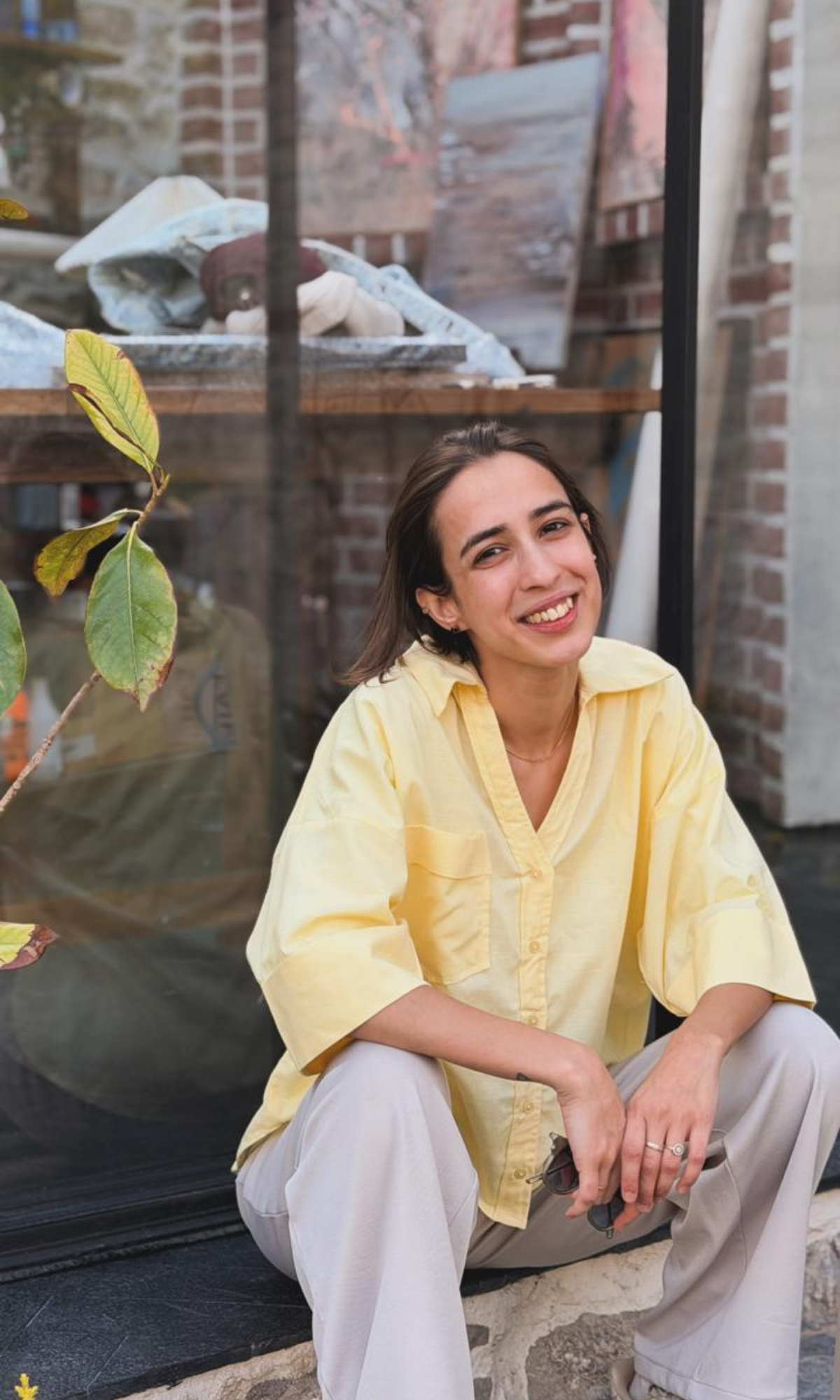 Butter Yellow Loose Shirt