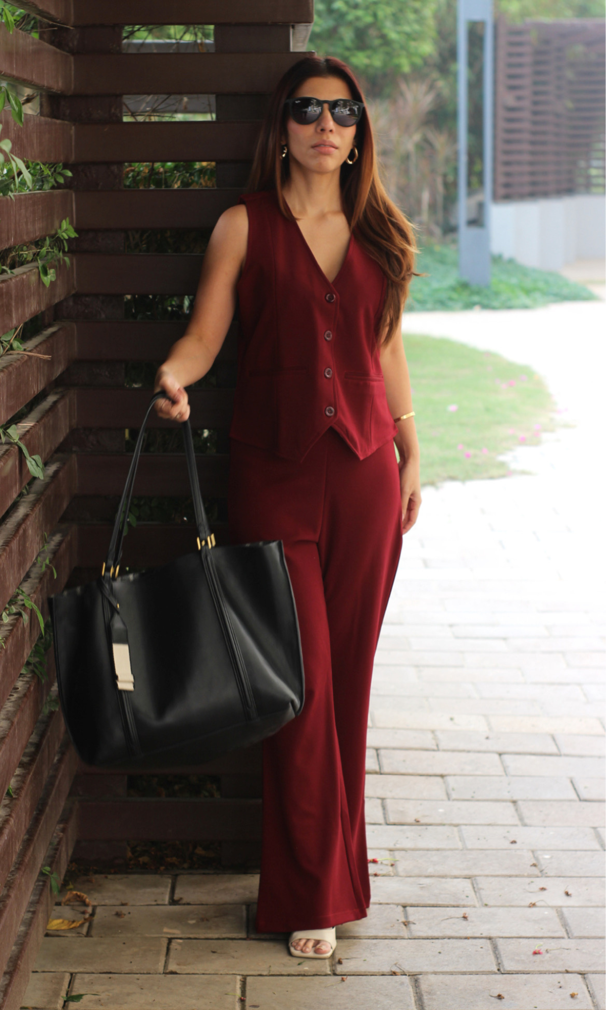 Deep Wine Waist Coat and Pants