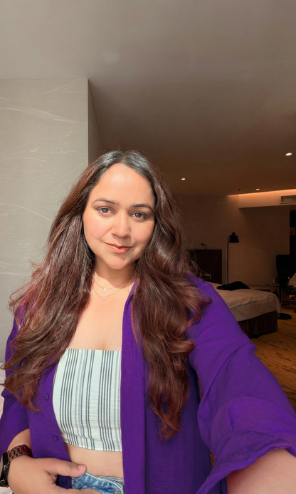 Midnight Purple Ease Flowing Shirt