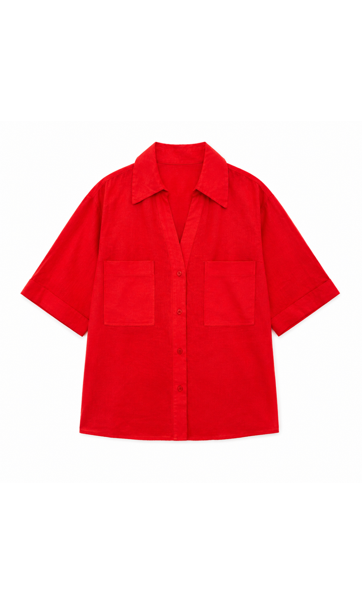 Burnt Orange Loose Shirt
