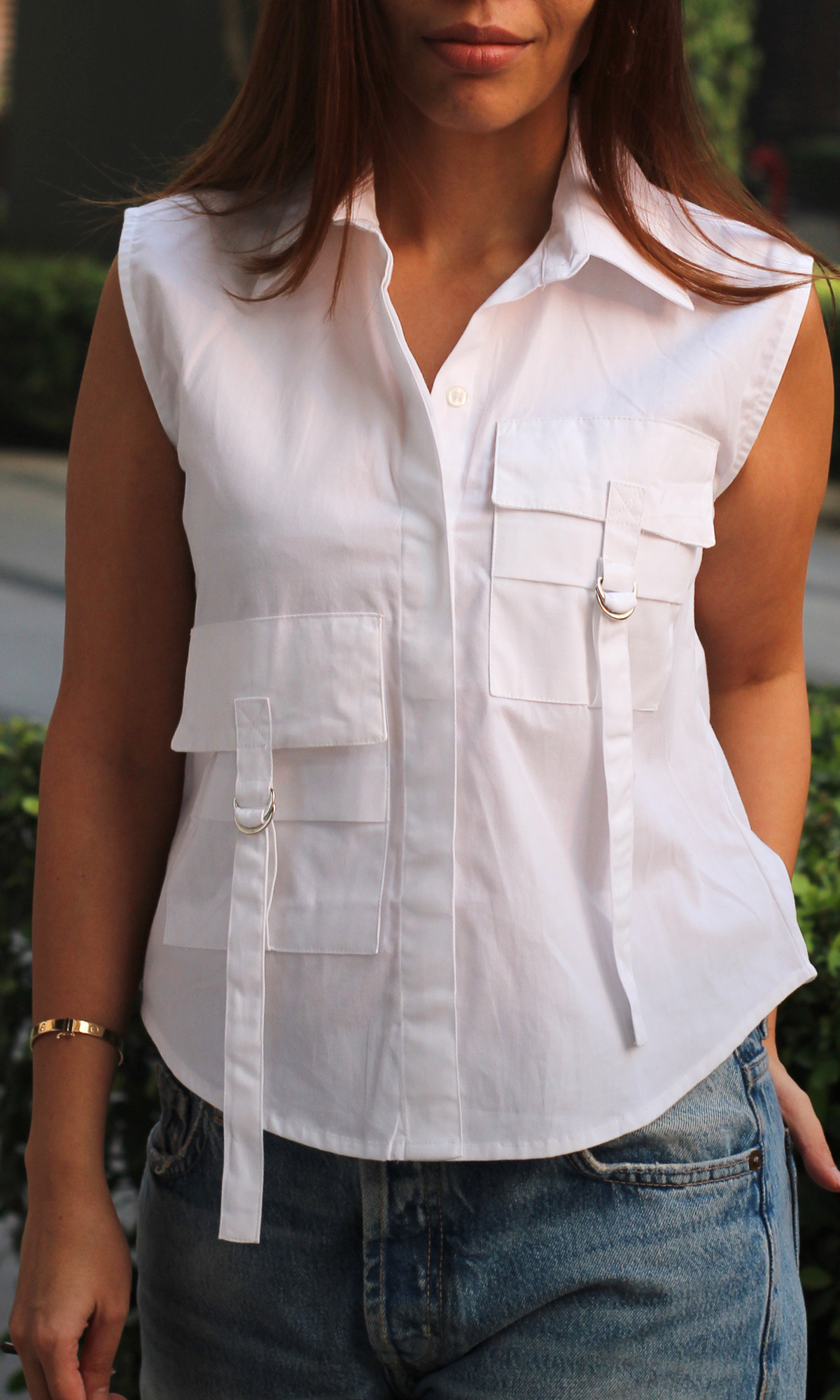 White Poplin Shirt