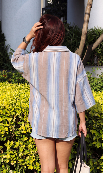 Dawn Linear Loose Shirt