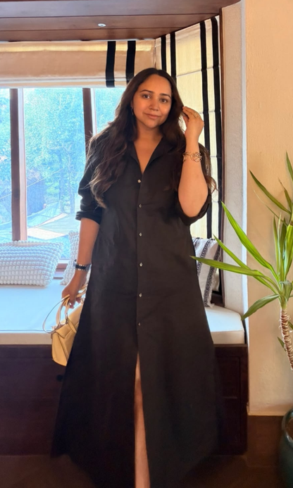 Espresso Brown Shirt Dress