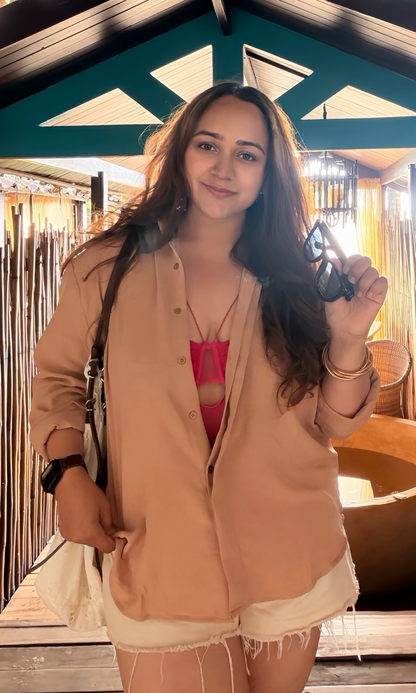 Dusk Rose Ease Flowing Shirt