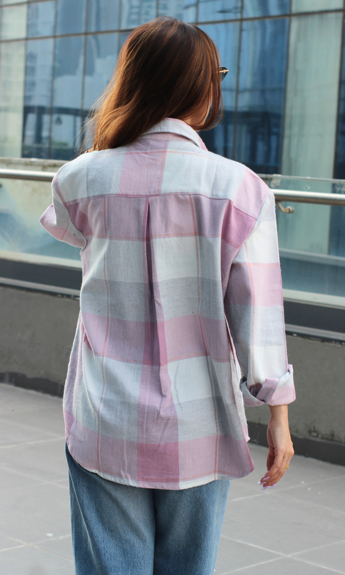 Rose Quartz Checked Shirt