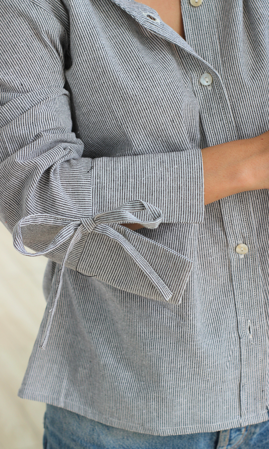 Graph String Detail Shirt