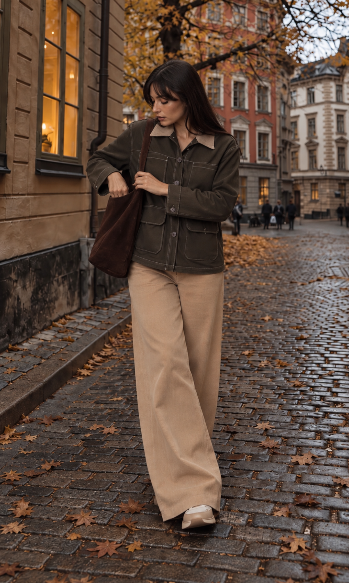 Olive Denim Utility Jacket