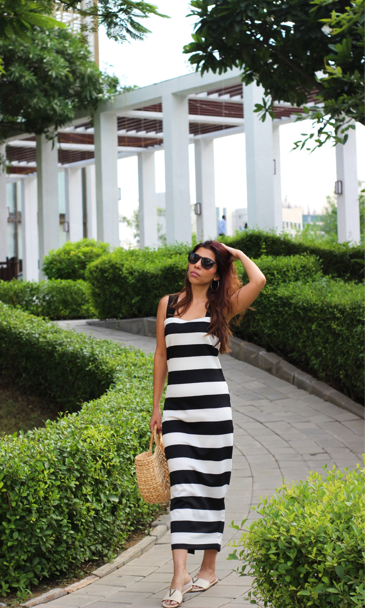 B&W Striped Dress