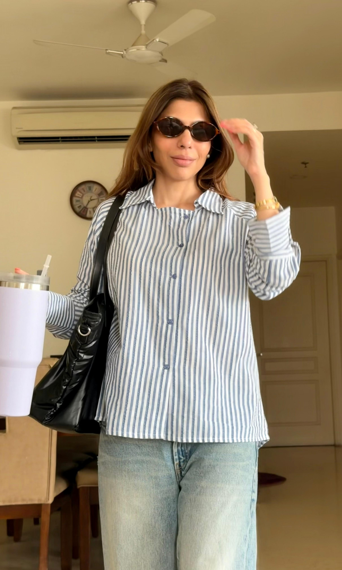 Blue Stripe Box Shirt