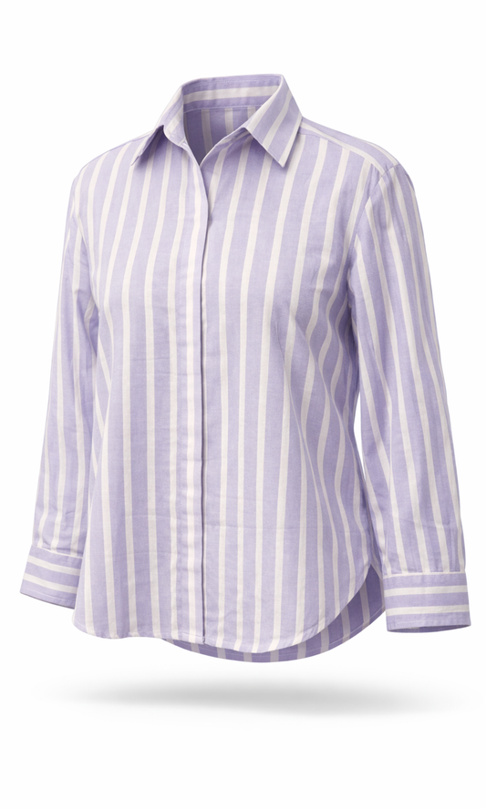 Light Purple Stripe Shirt
