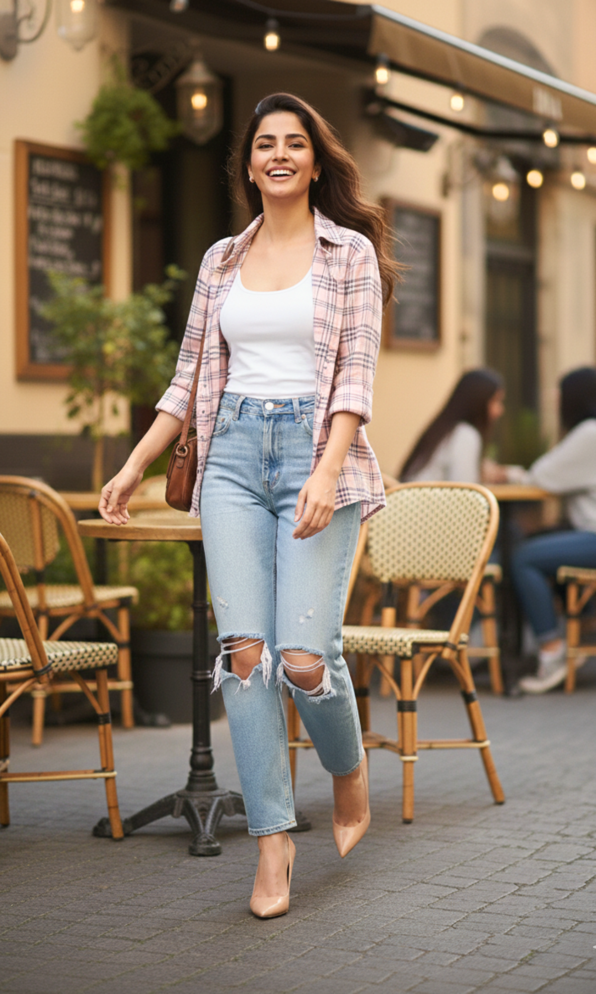 Roseline Checked Shirt