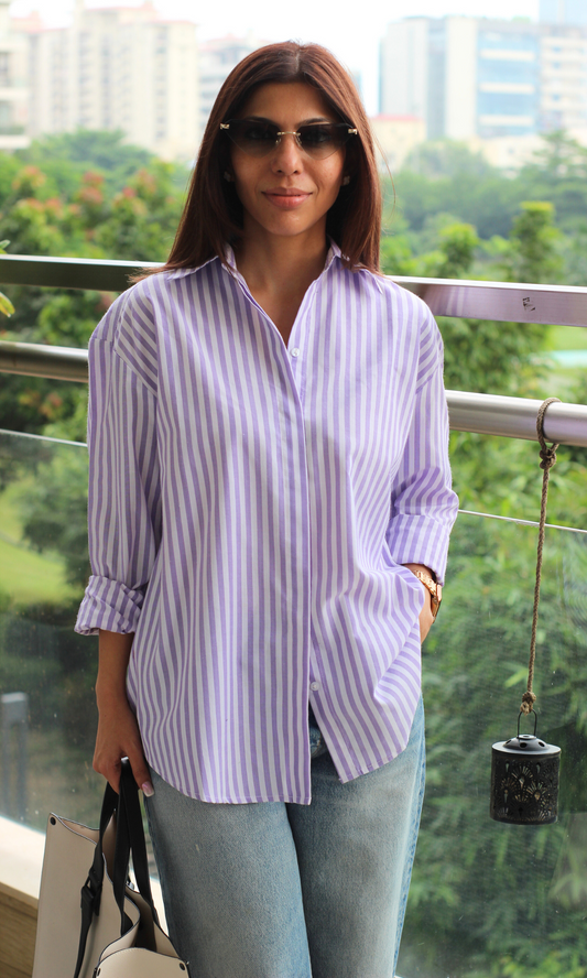 Orchid Striped Shirt