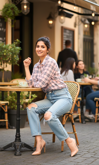 Roseline Checked Shirt