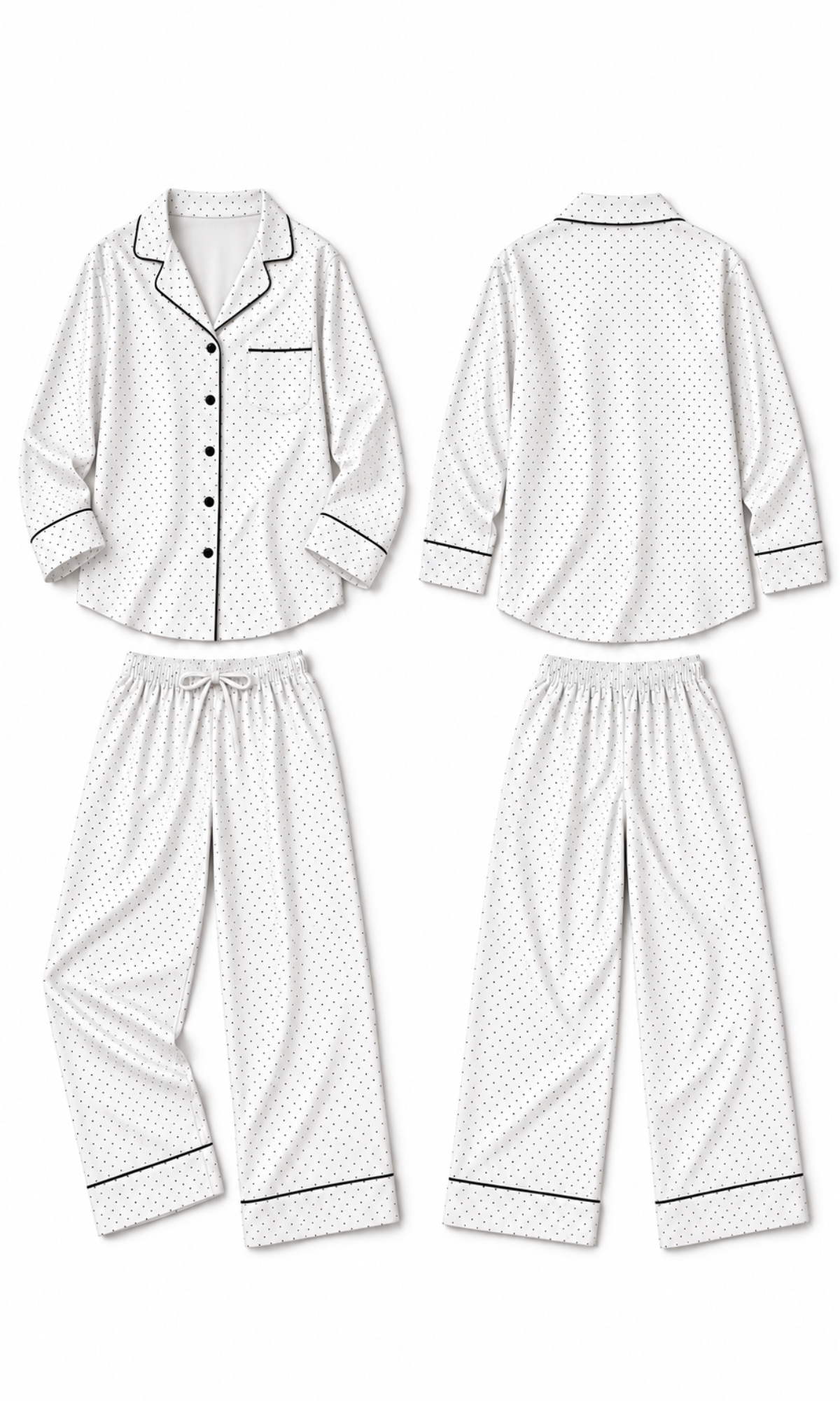 Cotton Polka Dot Pajama Set